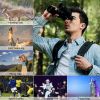 Portable Zoom Binoculars with FMC Lens Low Light Night Vision