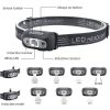 XPG Sensor LED Headlamp Built-in Battery USB Rechargeable Outdoor Waterproof