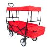 Folding Red Wagon