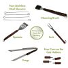 13 Piece Wooden Handle Tool Set